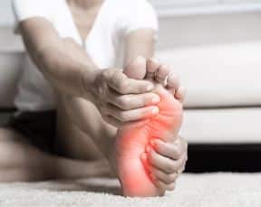 nervi del piede e dolori