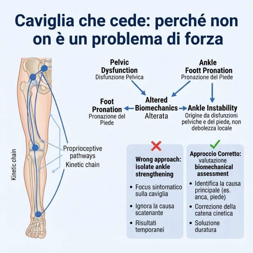 caviglia-cede-21583 Caviglia che cede: instabilità e connessione posturale