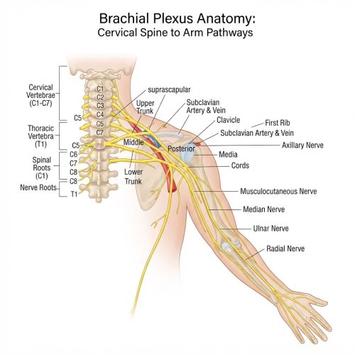 Cervicale e formicolio al braccio: nervi e vie di trasmissione