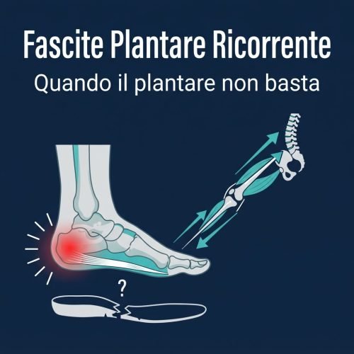 Fascite plantare ricorrente: connessione con bacino e catena ascendente