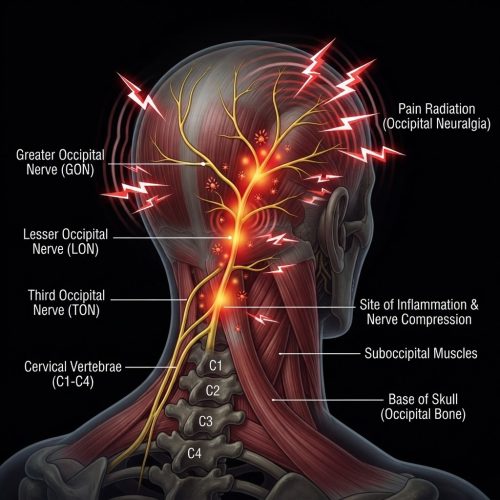 nervo occipitale nevralgia infiammazione cervicale