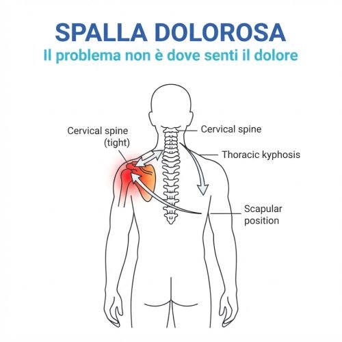 Spalla dolorosa: il dolore si origina lontano dalla spalla