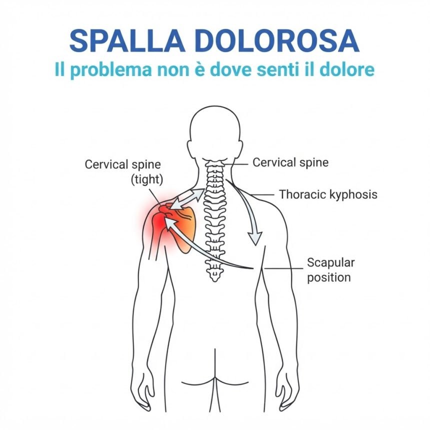 Spalla dolorosa: il dolore si origina lontano dalla spalla