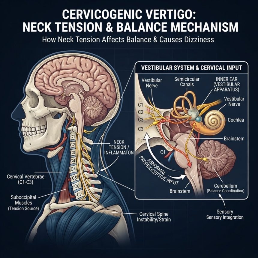 vertigini cervicogeniche collo equilibrio postura