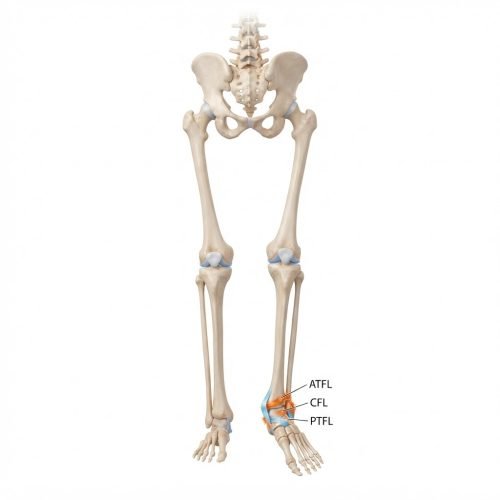 Caviglia instabile e distorsione: anatomia dei legamenti e postura