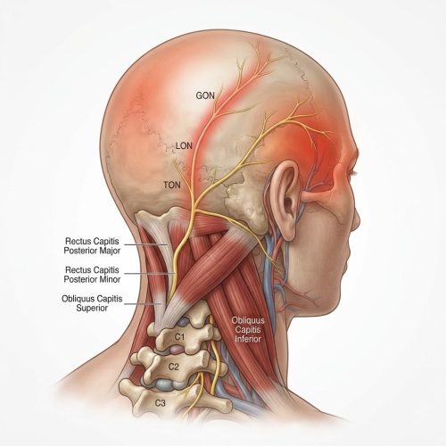 Cervicale alta e mal di testa: anatomia del tratto cervicale superiore