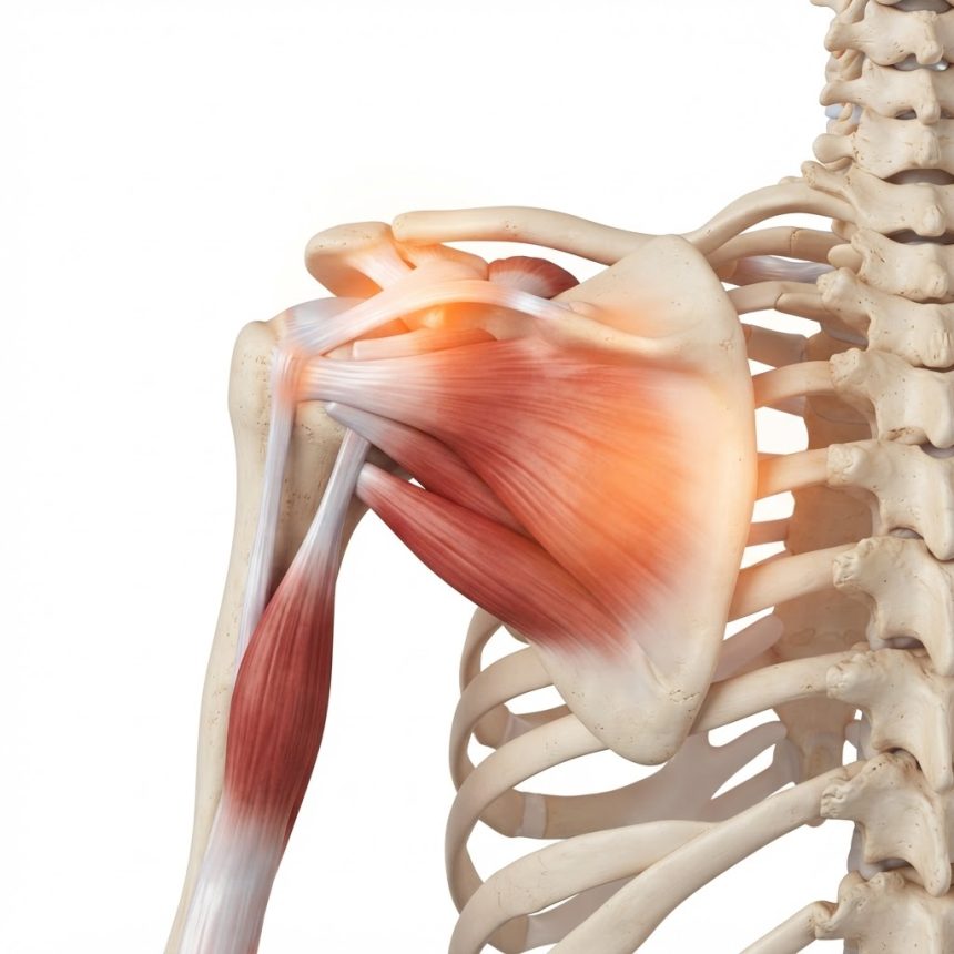 Dolore alla spalla di notte: anatomia della cuffia dei rotatori e della scapola