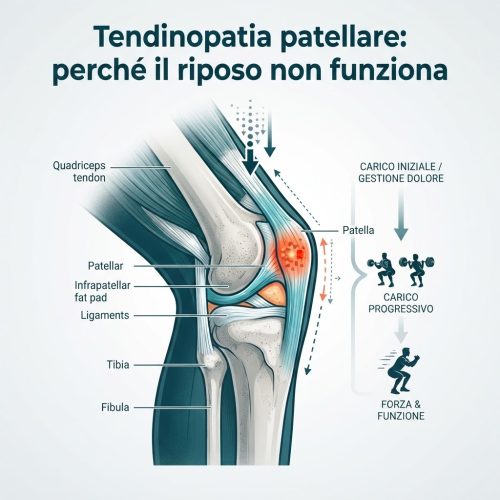 tendinopatia-patellare-progressione-carico Tendinopatia patellare: anatomia del tendine rotuleo e progressione del carico